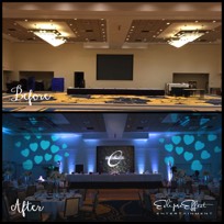Before and After Wedding Set Up at the Sheraton Kaleiopapa Convention Center 